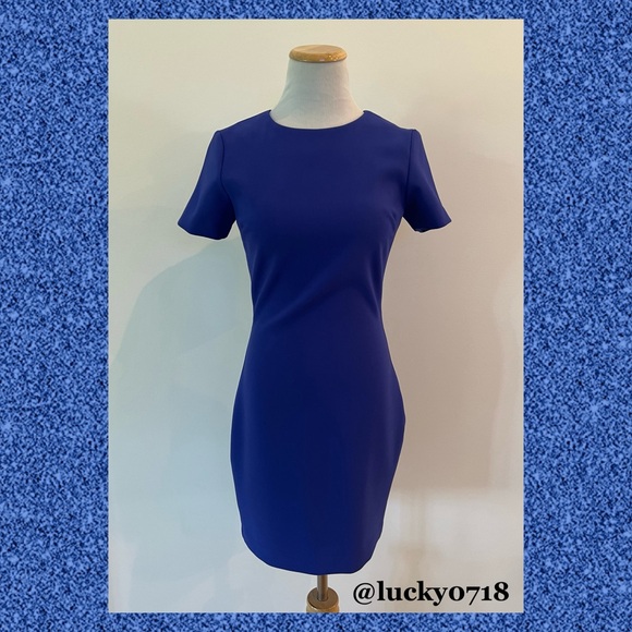 Likely Manhattan Blue Dress in Ultramarine EUC Sz 4 - Picture 3 of 7